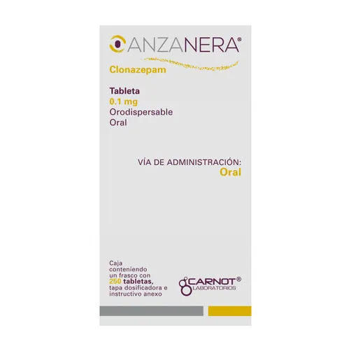 Anzanera 0.1 Mg 250 Tabletas
